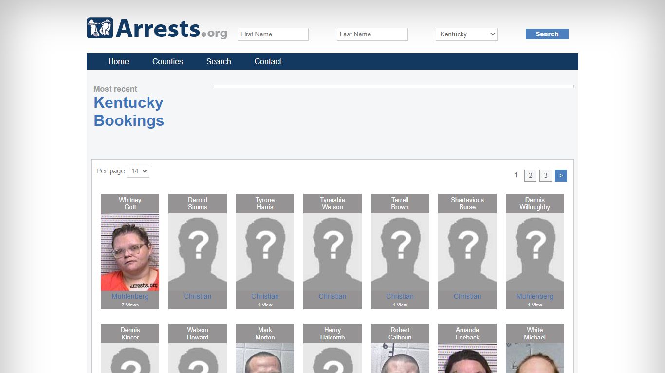 Kentucky Arrests and Inmate Search