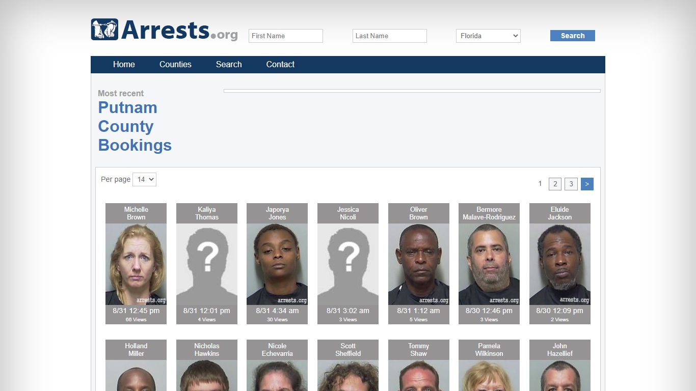 Putnam County Arrests and Inmate Search